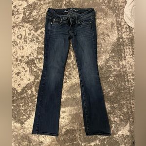 American Eagle slim boot denim - y2k vintage 2000s - size 2 regular